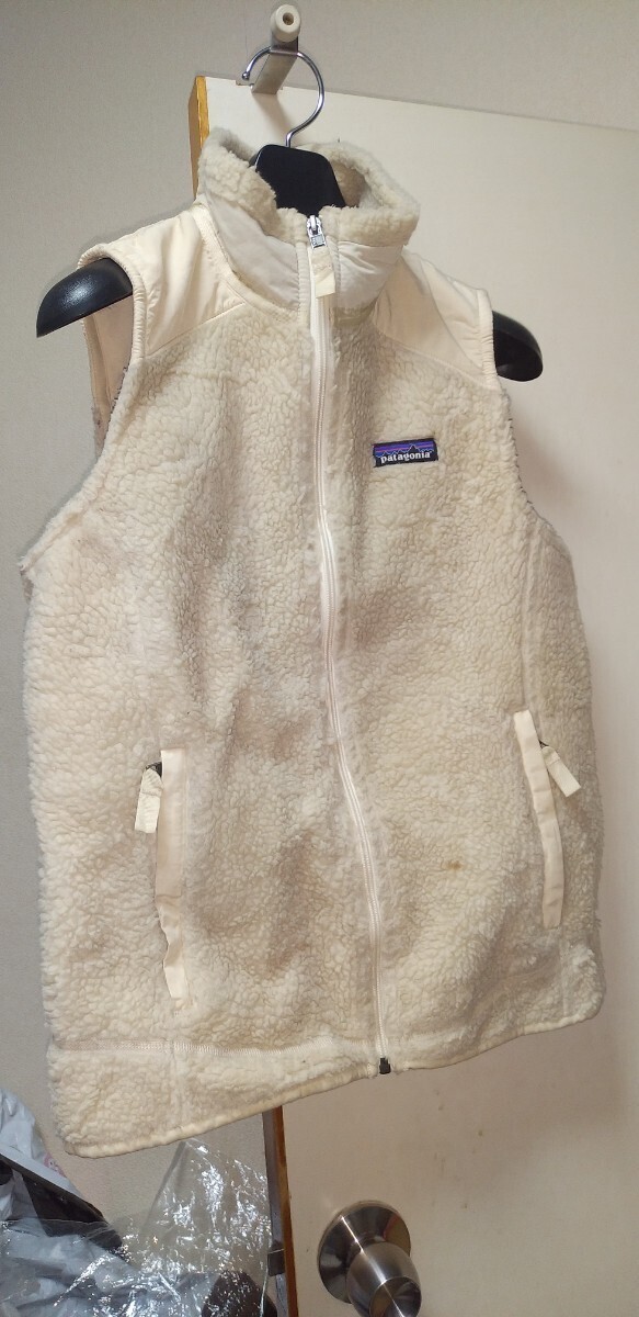 送料無料 国内 正規 パタゴニア ウーマンズ クラシック レトロ X フリース ベスト M 生成 白 Patagonia classic RETRO FLEECE WOMENS VEST