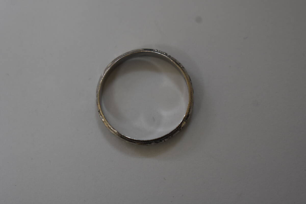 うぶ品 Pt900刻印 リング プラチナ 指輪 約2.8g の画像3
