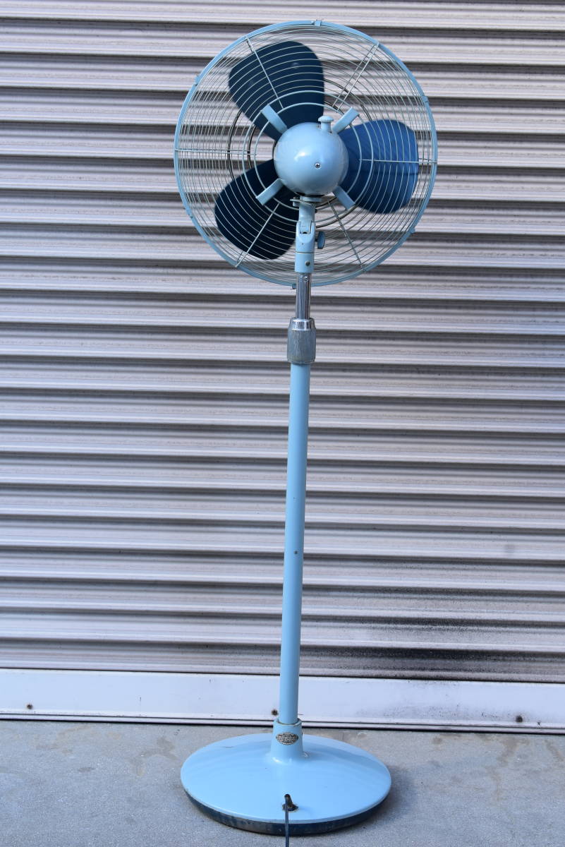 うぶ品 希少 昭和レトロ 富士電機 FUJI SILENT FAN FPS-4062 大型扇風機 3枚羽根 40cmタイプ 箱付 未整備品 稼働品の画像6