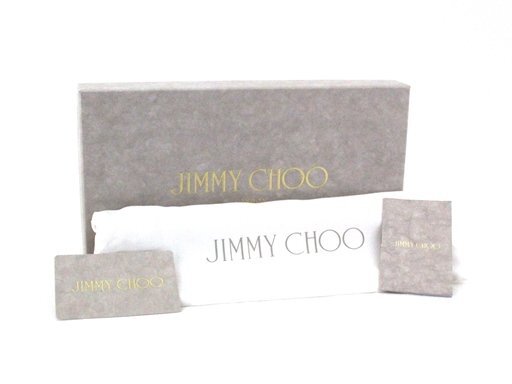 13万新品◆JIMMY CHOOジミーチュウ◆エンボススター黒ラウンドジップ長財布1円_画像9