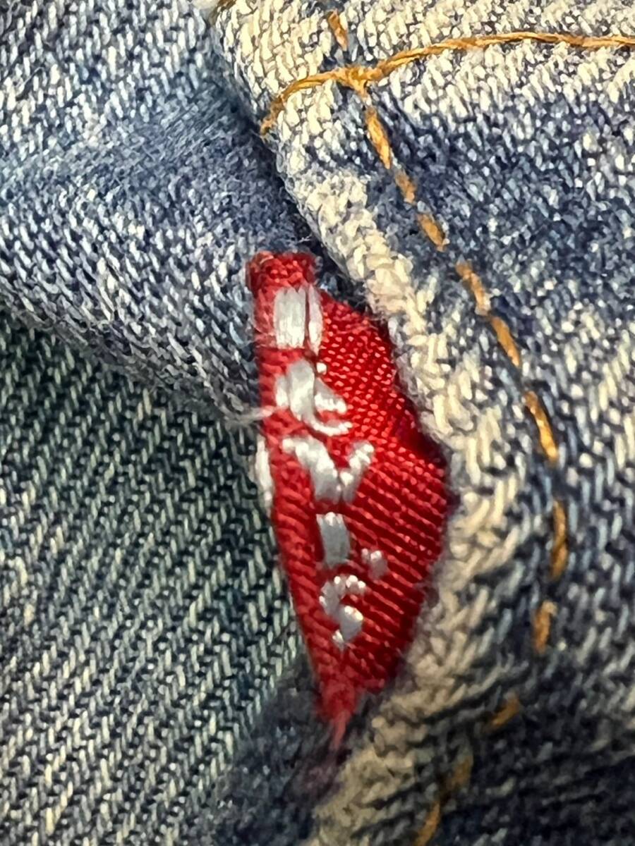 Wm206 USA製 80s VINTAGE Levi's リーバイス 501 刻印524 エルパソ工場 デニムパンツ ジーンズ ボタンフライ メンズ W35_画像7