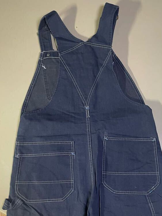 1970s SEARS Denim Overall Made in USA Size 36