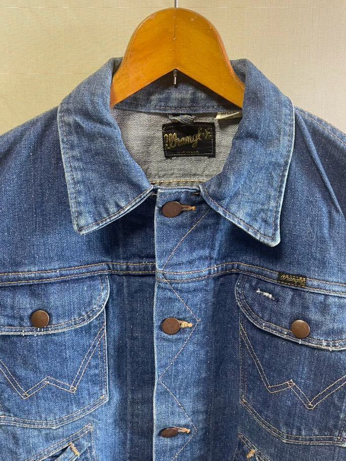 1970s Wrangler Denim Jacket Size 40_画像10