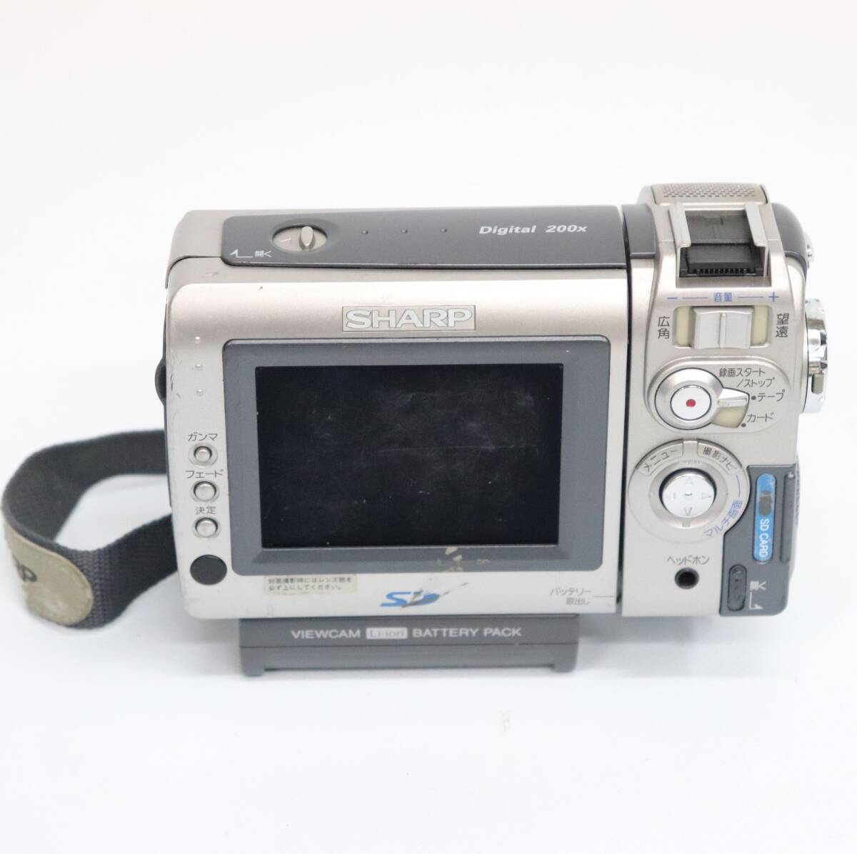 Sharp シャープ VL-NZ10 miniDV 液晶ビューカム_Y23K22776_現状品_画像3