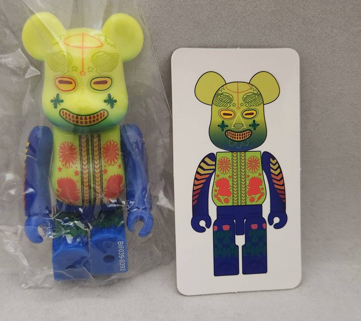 【ベアブリック★BE@RBRICK】シリーズ３９　アーティスト●ARTIST『Ed Paschke エド・パシュケ』 100％_画像1