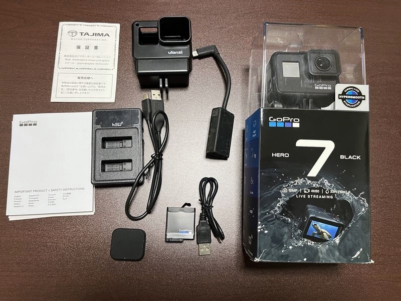 【国内正規品】GoPro HERO 7 BLACK CHDHX-701-FW 中古品 (おまけ付き)_画像1