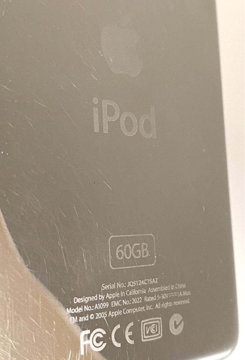 Apple iPod 4th 第4世代 60GB（M9830J/A）Model: A1099 ジャンク