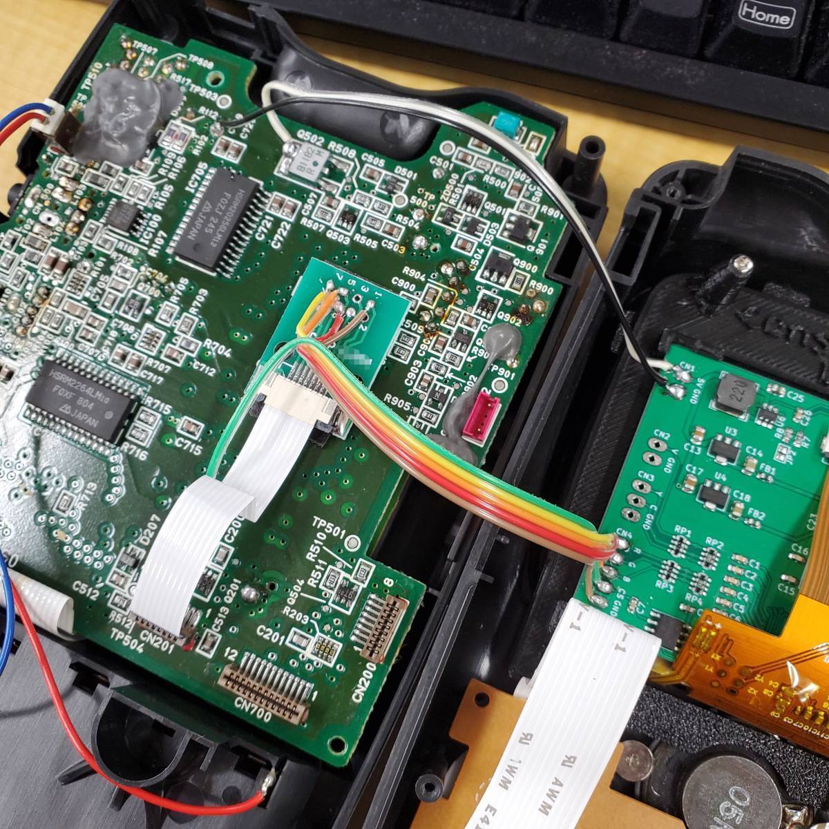 DIY PC ENGINE GT LCDDRV RGB BOARD PCB PCエンジンGT用 ビデオ変換基盤+液晶+ガラスレンズの画像3
