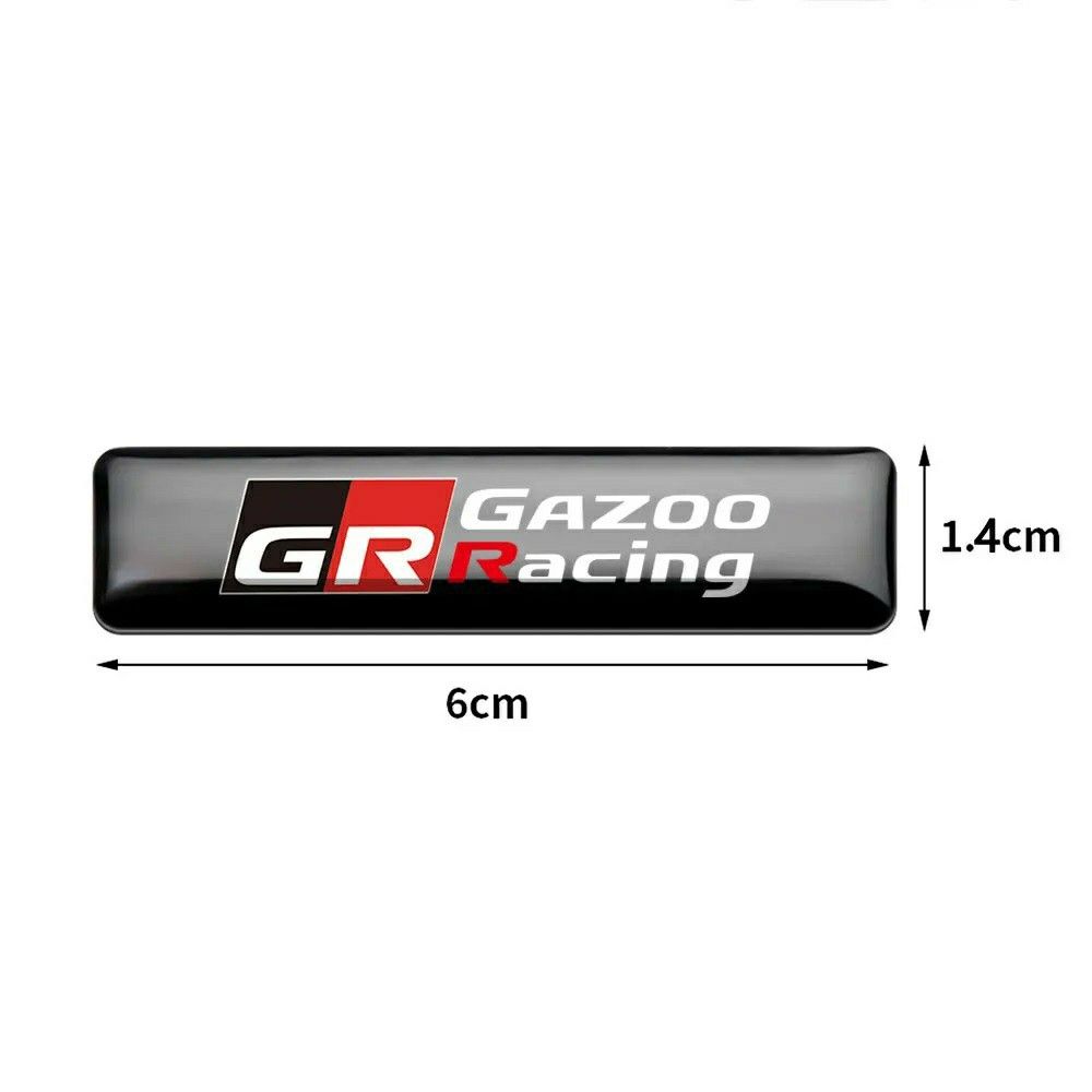 GR TOYOTA GAZOO Racing エンブレムステッカー5枚セット