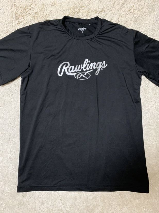 ローリングス　Tシャツ 黒　スポーツ　野球　ベースボール　未使用　新品　Oサイズ_画像1