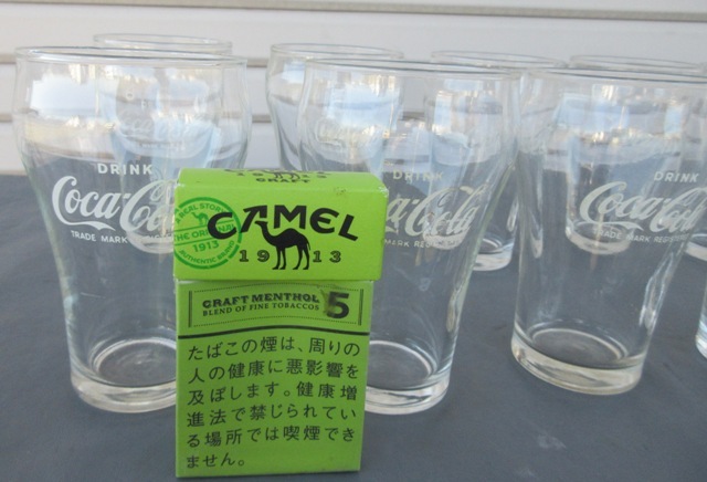 * не использовался / с коробкой *70 годы Coca * Cola faun тонн стакан 10 позиций комплект Coca-Cola стакан Vintage Showa Retro Cola стакан 
