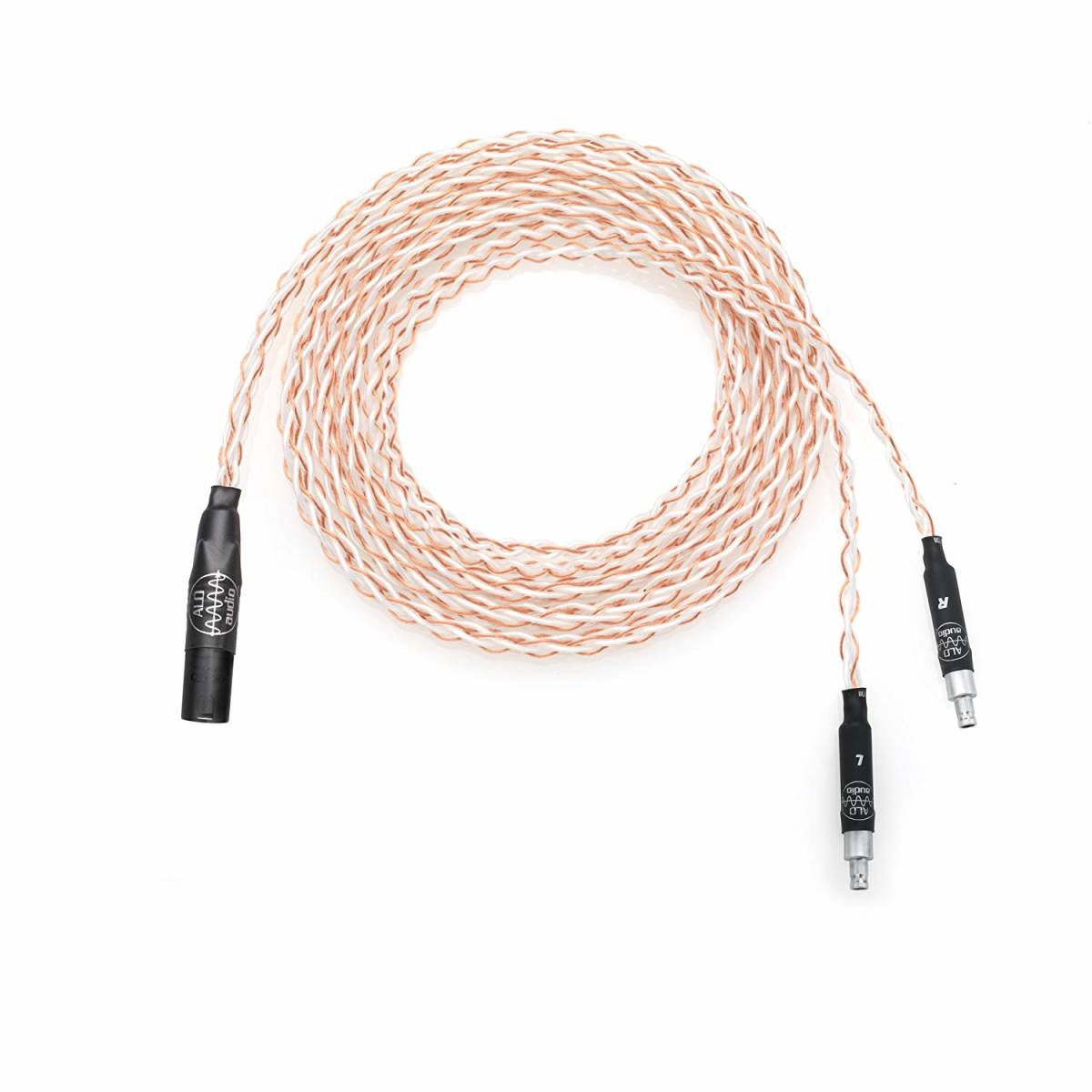 新品 ALO Audio Reference 8 Silver Copper(HD800用)Lariat Headphone Cable ALO-1276 リケーブル Sennheiser ゼンハイザー