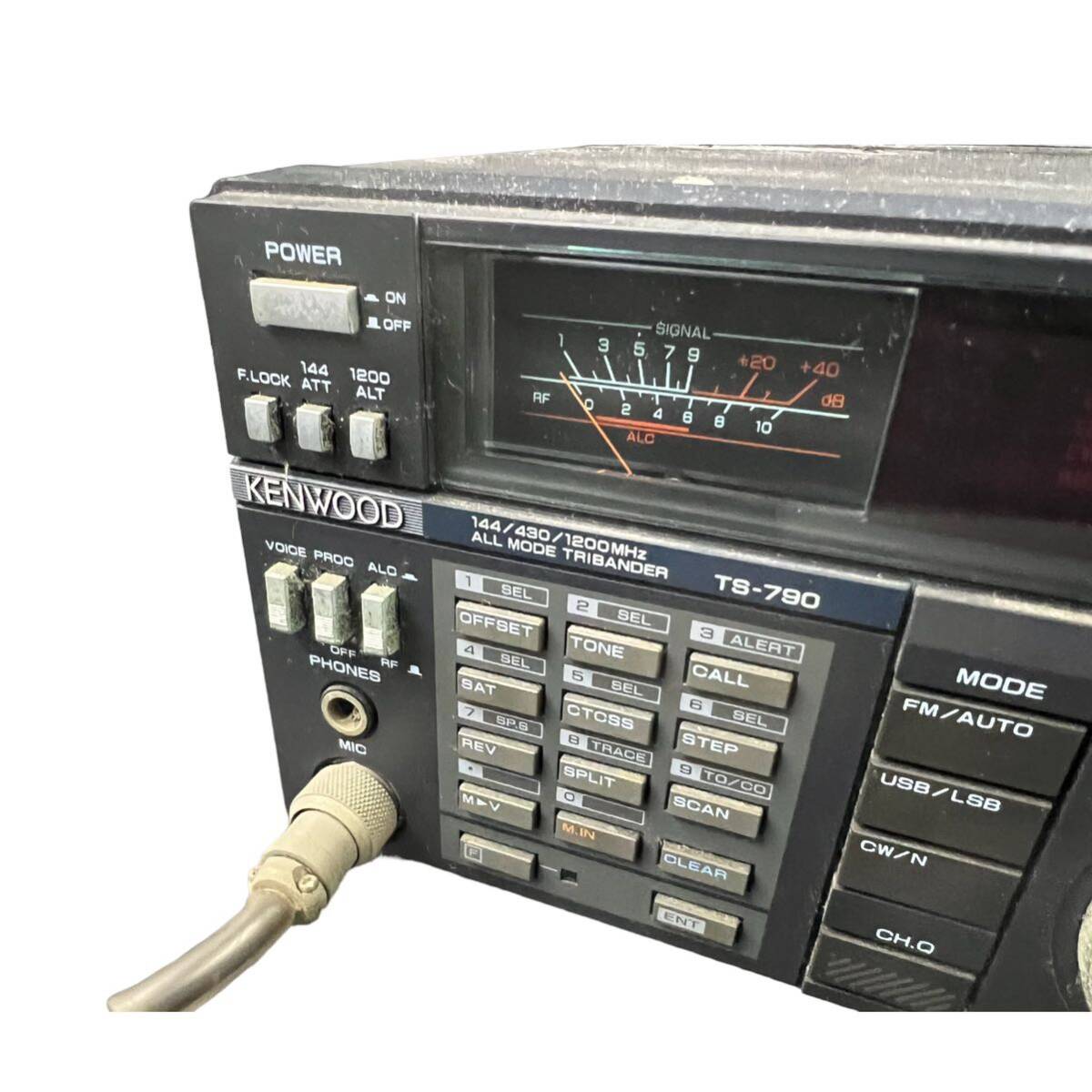 【KF2080】KENWOOD TS-790 144 430 1200MHz オールモード トランシーバー 無線機 MC-80 スタンドマイク ケンウッド _画像5