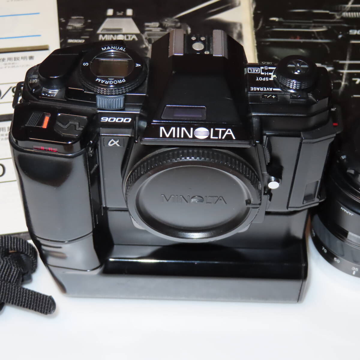 ◆◇MINOLTA α9000 モータドライブ フルセット・ZOOMレンズ2本付き◇◆_画像2