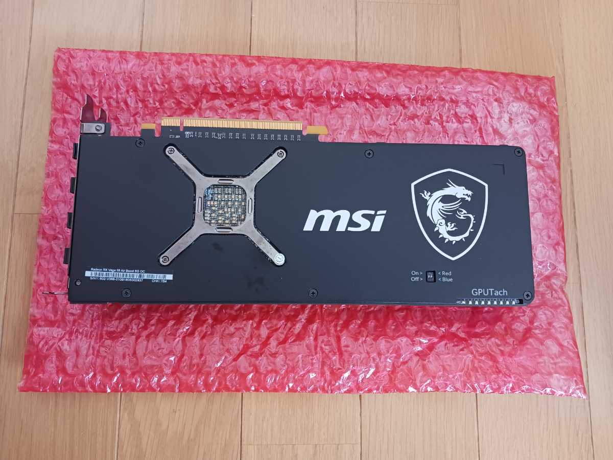 MSI Radeon RX VEGA 56 Air Boost 8GB OC 動作確認済み！美品です！_画像2