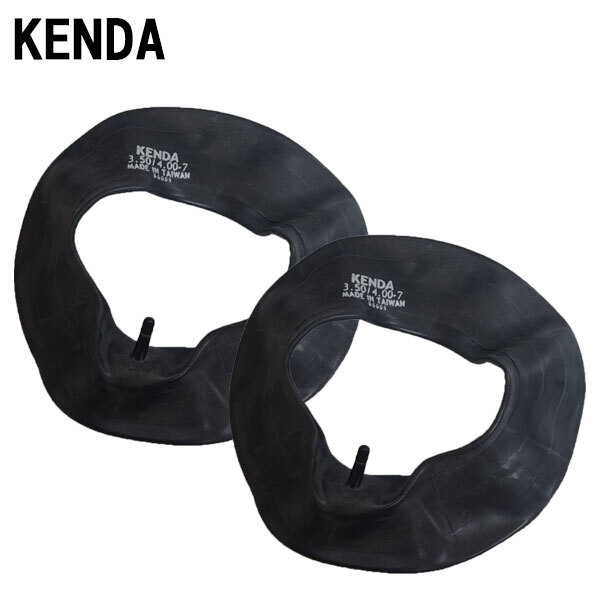 KENDA チューブ ■２枚セット■ 3.50/4.00-7 直(TR13) サイズ兼用 3.50-7 4.00-7 350/400-7の画像1