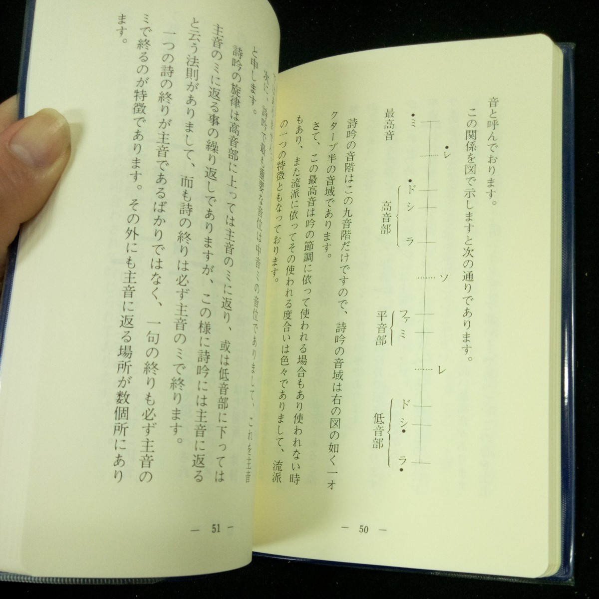 c-629 詩吟に強くなる本 全日本詩吟研究会著 平成元年発行 発生の概念 話声と歌声 詩吟の音階 詩吟の発声法 声の三要素と発声技術 など※3 _画像5