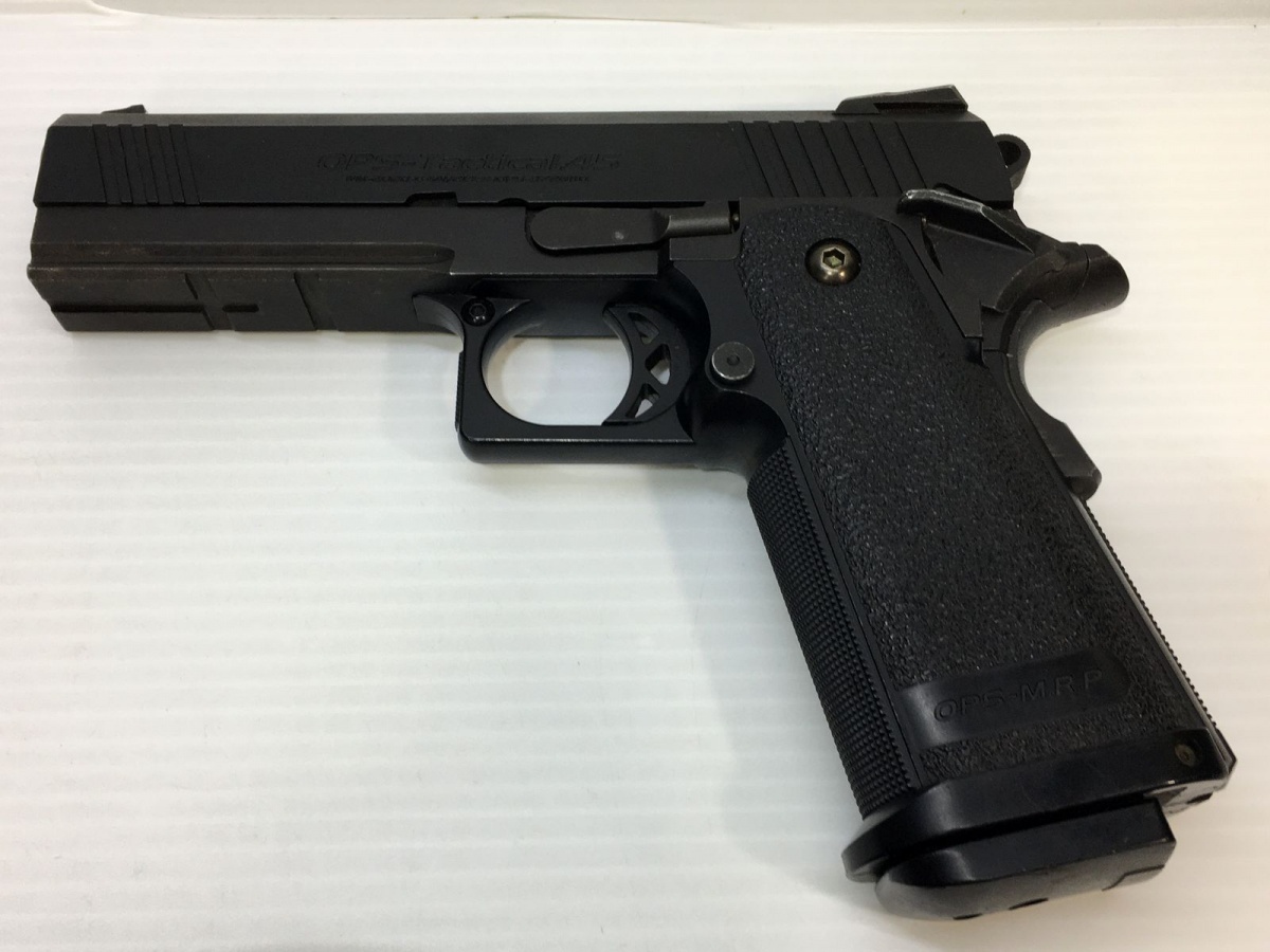 ○【同梱B】【中古】1：東京マルイ ガスガン ハンドガン OPS Tactical.45 スペアマガジン1個付属 現状品 2400031180845の画像2