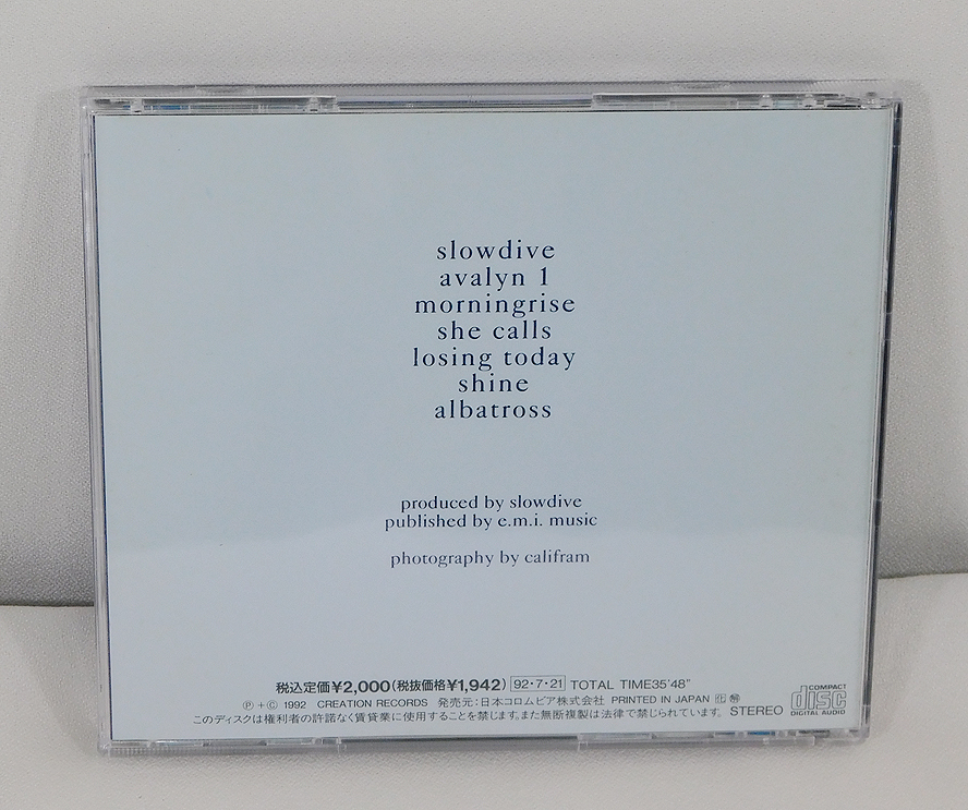 CD「Slowdive スローダイヴ/Blue Day ブルー・デイ」国内盤 COCY-9968/スロウダイヴ シューゲイザー_画像2