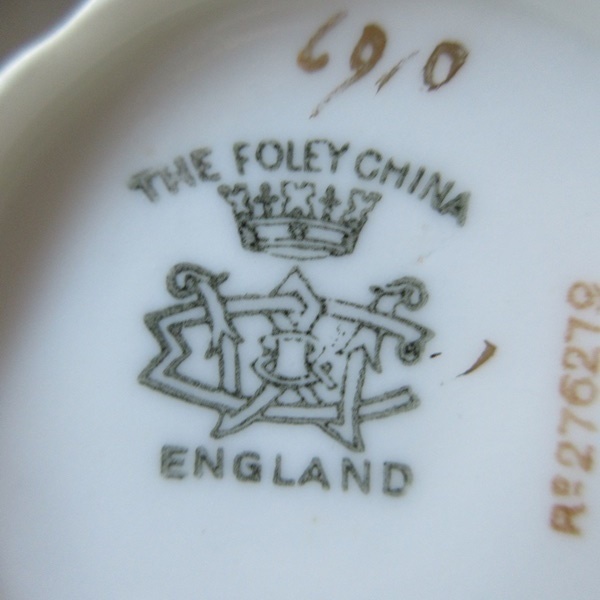 イギリス製 Wileman＆Co ワイルマン アンティーク 1896年 カップアンドソーサー プレート トリオ 英国 tableware 1438sc_画像9