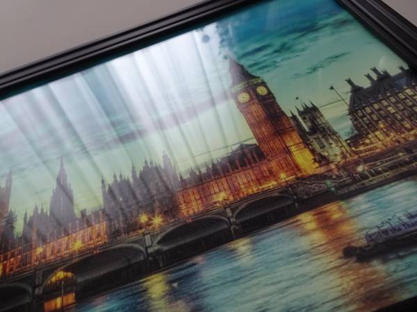 アートフレーム§写真ポスター額付(選択可)A4§ウェストミンスター宮殿§ビッグ・ベン§ロンドン・イギリス・時計台・クロックタワーの画像2