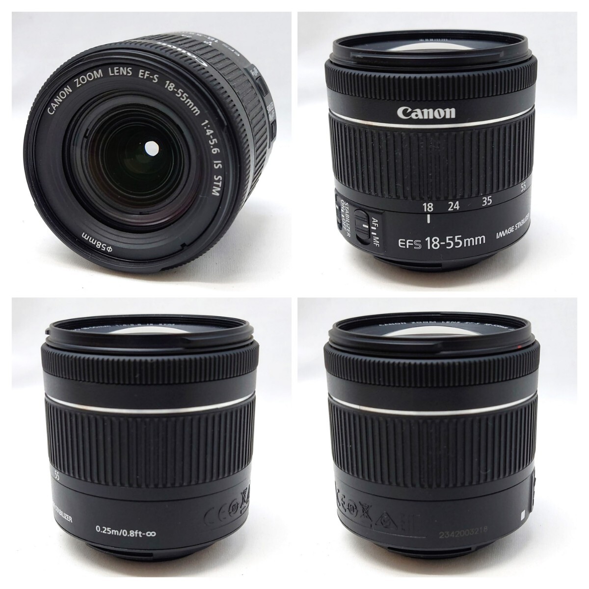 CANON EOS Kiss X10 EF-S 18-55 IS STM レンズキット DS126761 デジタル一眼レフカメラ カメラ 一眼レフ ブラック hgs41_画像10