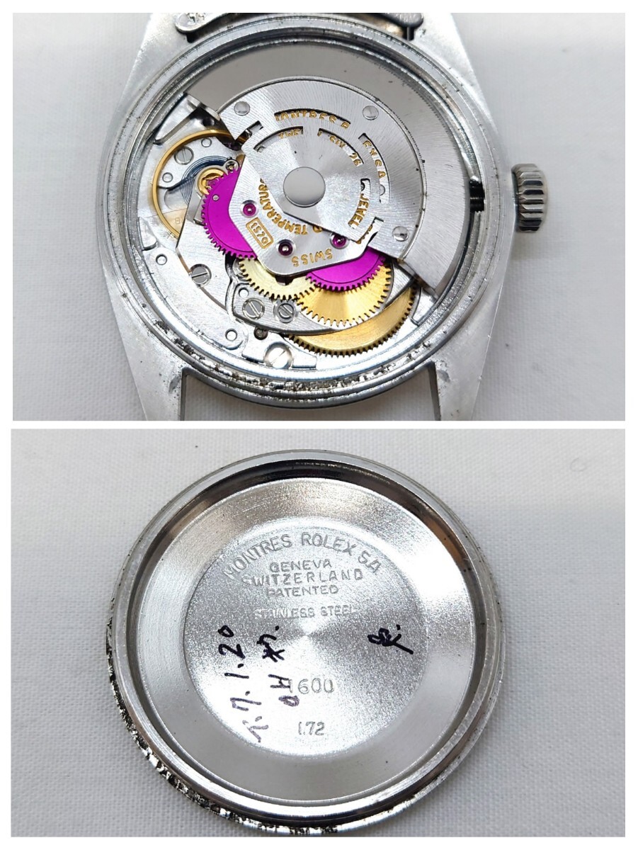 【期間限定】 ロレックス デイトジャスト 1601 シルバー文字盤 巻きブレス SS 段落ち ROLEX メンズ 腕時計 時計 ヴィンテージ hgs22_画像10