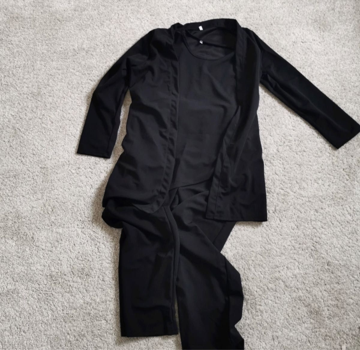 【新生活応援セール】パンツスーツ　3点セット　入学式　卒業式　フォーマル　黒