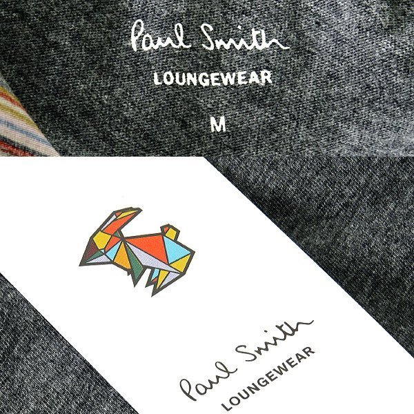 新品 ポールスミス アーティストストライプ ライト スウェット ジョガーパンツ M 濃灰 【P32881】 Paul Smith メンズ ストレッチ パンツ_画像10