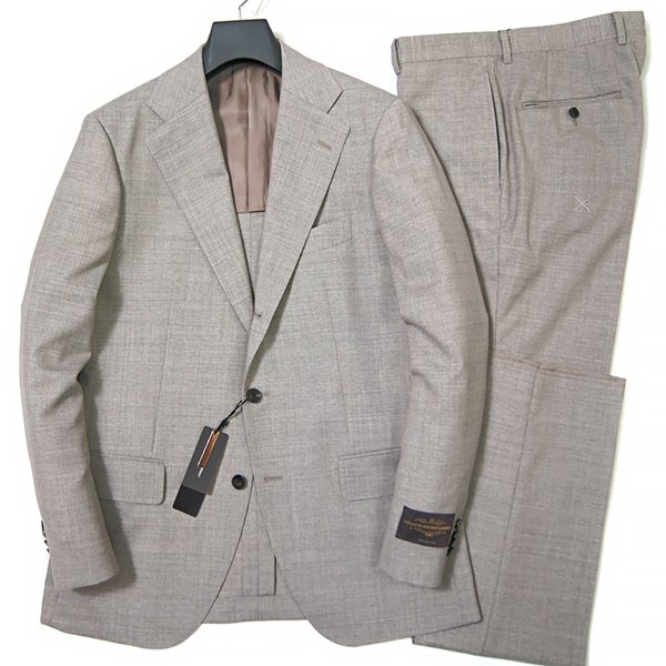 新品 スーツカンパニー 春夏 カノニコ トロピカル ウール スーツ AB6 (やや幅広L) 【J46480】 175-4D メンズ CANONICO イタリア生地 サマー