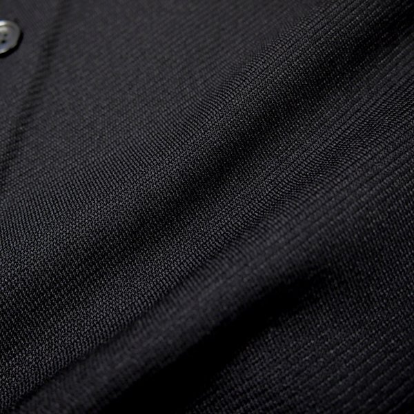 新品 1.2万 スウェットリー 日本製 ホップサック × サマーニット ジレ M 黒 【I43019】 Sweaterie メンズ ベスト セーター ハイゲージ_画像6