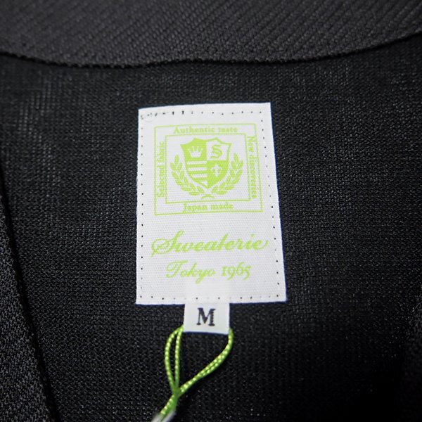 新品 1.2万 スウェットリー 日本製 ホップサック × サマーニット ジレ M 黒 【I43019】 Sweaterie メンズ ベスト セーター ハイゲージ_画像8