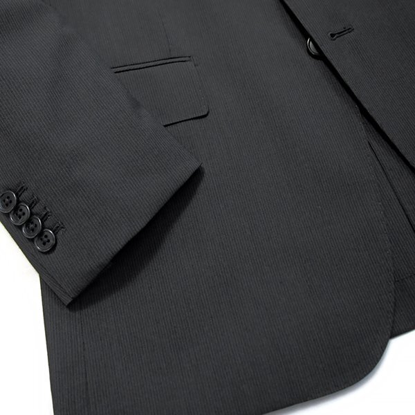  new goods suit Company spring summer pinstripe 2 pants suit AB5 ( a little wide width M). ash [J56515] 170-4D men's unlined in the back no- tuck stretch 