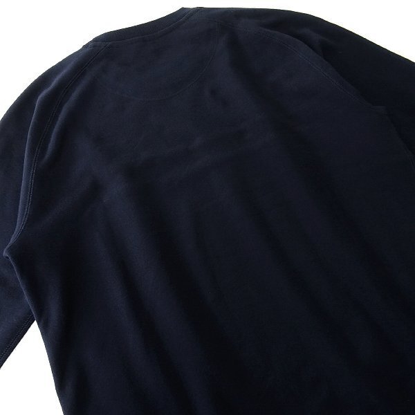  новый товар Paul Smith художник полоса обратная сторона шерсть тренировочный футболка LL темно-синий [I44118] Paul Smith мужской джерси - стрейч 