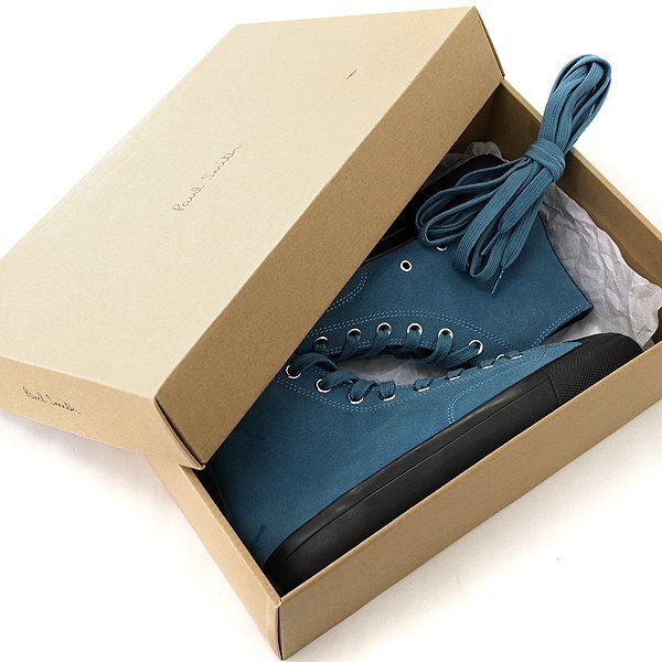  translation have 3 ten thousand PS Paul Smith CARVER suede is ikatto sneakers 9(XL) blue [S21407] men's Paul Smith original leather cow leather leather height p
