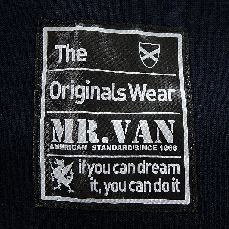  новый товар MR.VAN Mr. Van 2023 осень-зима обратная сторона ворсистый спортивная куртка M. пепел [va1934075_98] мужской do King тренировочный Zip выше 