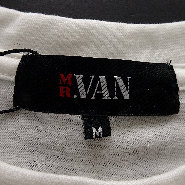 新品 ミスターヴァン 24年春夏 スクーター プリント カットソー L 白【va1741053_07】 MR.VAN メンズ 長袖 Tシャツ ロンT バイク コットン_画像10