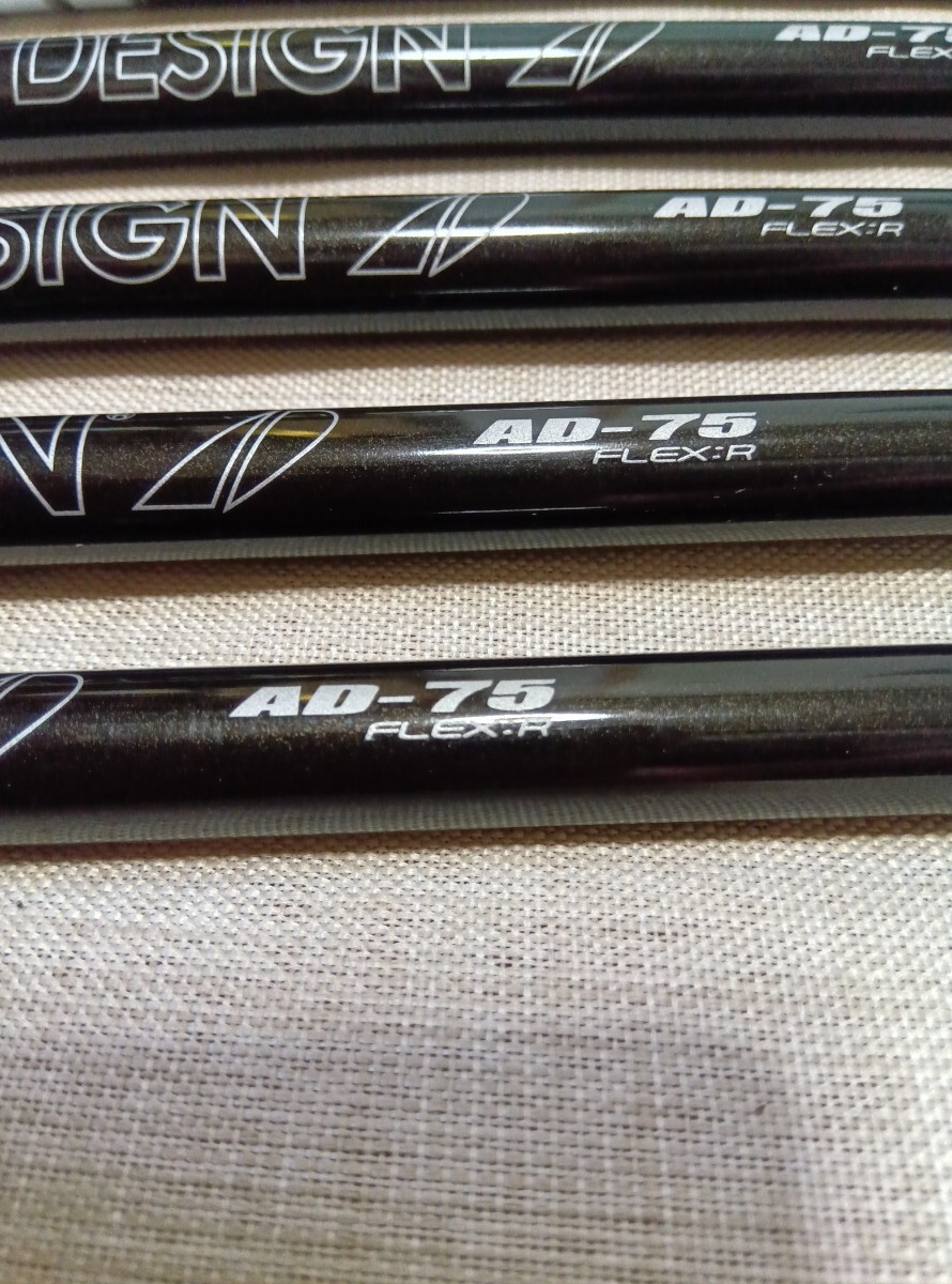 TOUR AD　AD-75 FLEX-R ロイヤルコレクション　アイアン　6本　グラファイトデザイン　ROYAL　COLLECTION SFI FORGED ツアーAD　カスタム_画像2