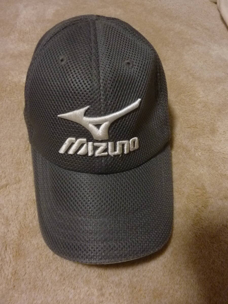  Mizuno MIZUNO* hat cap * gray *56~60.