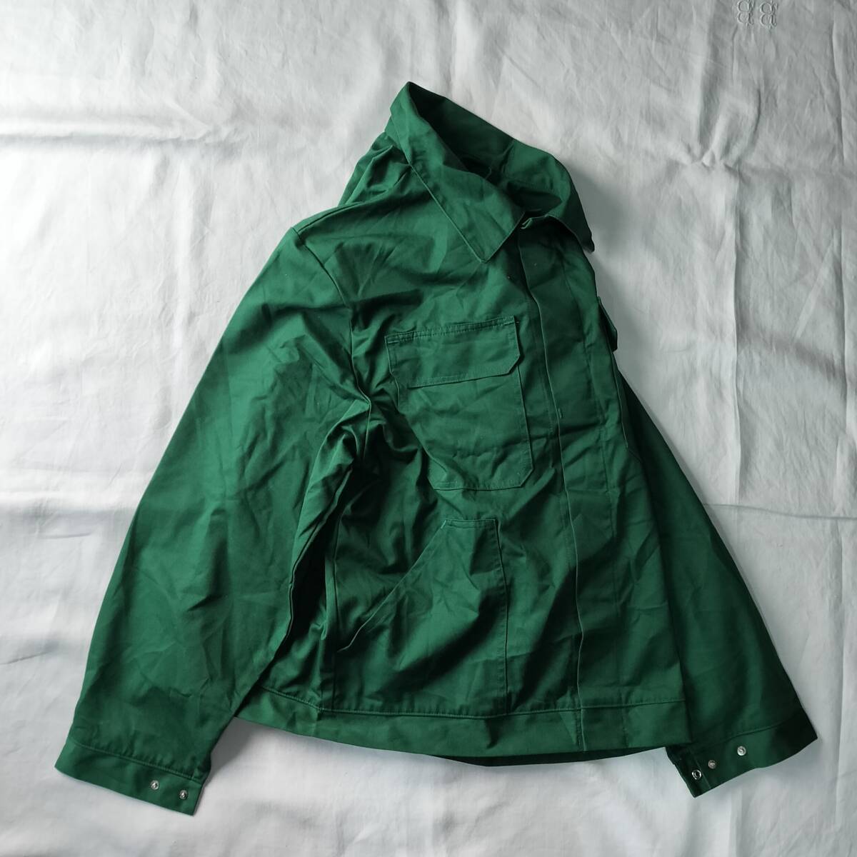 1990's~2000's ユーロワークジャケット ヴィンテージ ヨーロッパワーク フランスワーク Europe vintage グリーン 緑 美品 希少_画像3