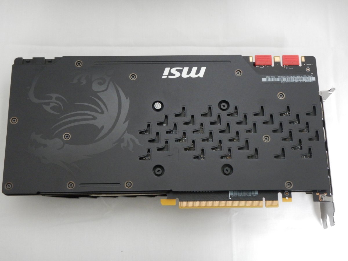 【サイコム】 MSI GeForce GTX 1080 GAMING X 8G (GeForce GTX1080) @Used@ u0328G_画像4