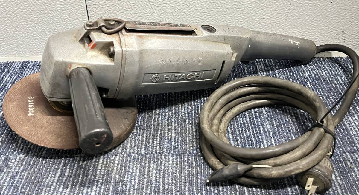 【中古品】HITACHI 日立工機 180mm 電気ディスクグラインダ PD-180 サンダー 研削 研磨 電動工具 2020の画像1