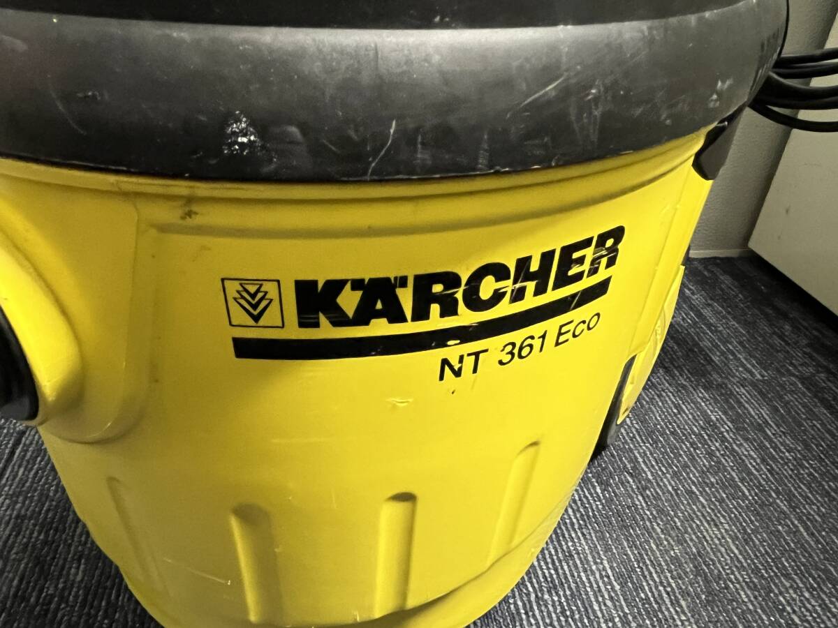 【中古品】KARCHER ケルヒャー 乾湿両用掃除機 NT361ECO 業務用掃除機 掃除機 集じん機 バキュームクリーナー 1912_画像2