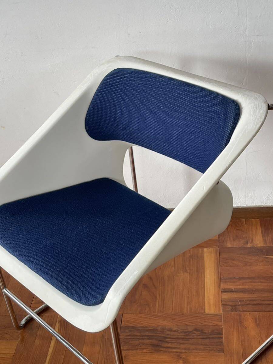  Canada Vintage Artopex Paul Boulva Lotus Lotus chair blue Space Age Vintage Mid-century Herman Miller 