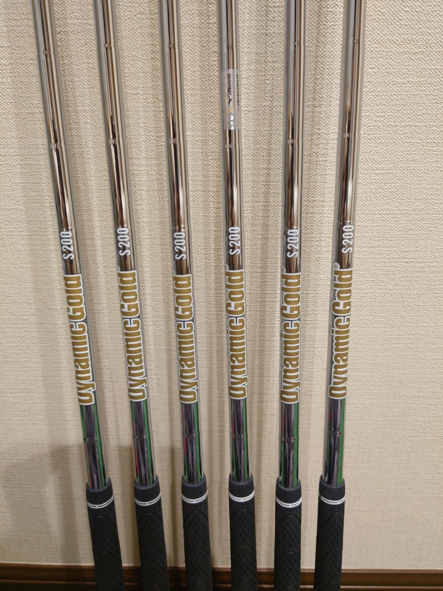 ダイナミックゴールド Dynamic Gold HT S200 6本セット 5I～PW DG TRUE TEMPER トゥルーテンパー Mizuno ミズノ_画像1