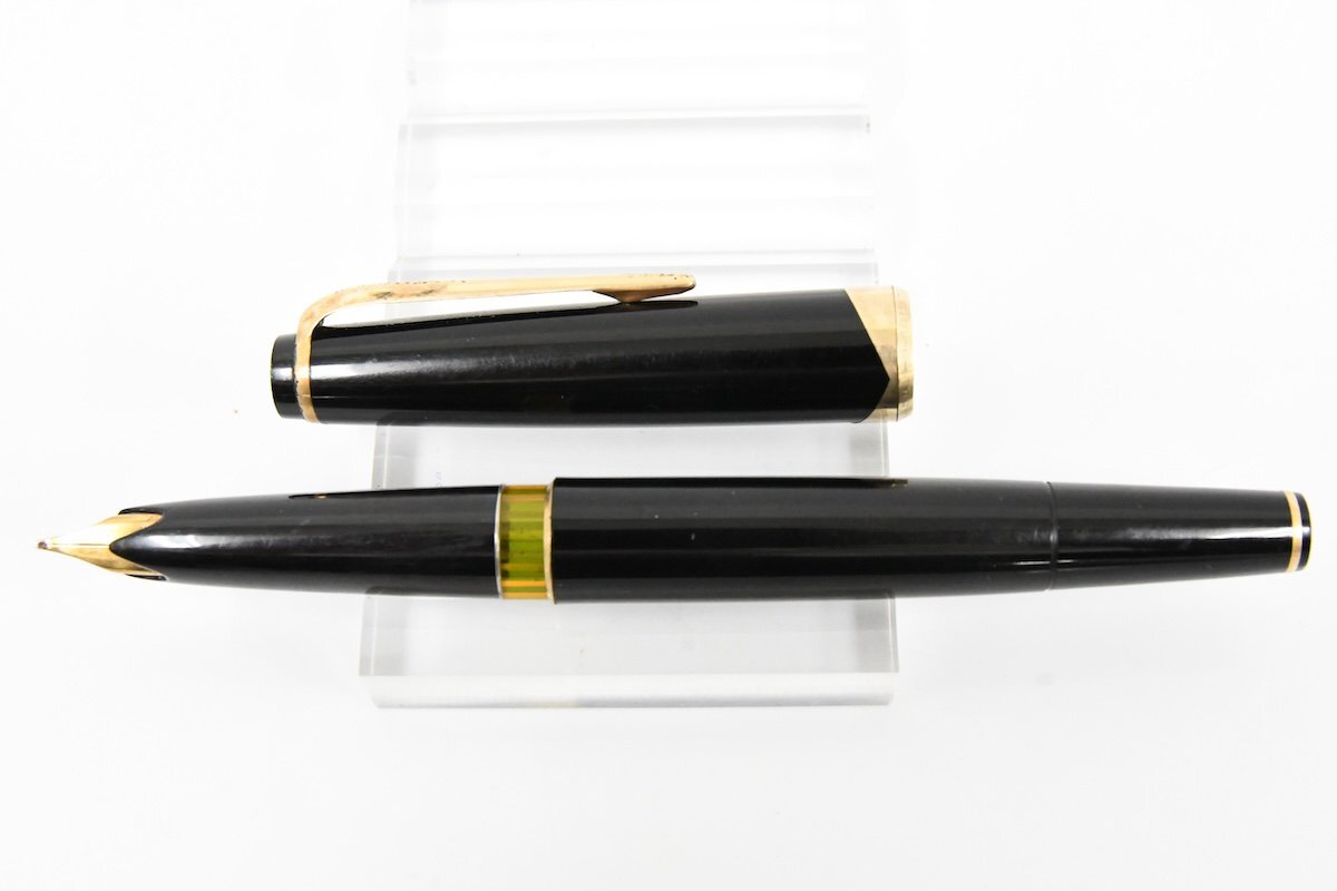 MONTBLANC モンブラン MEISTERSTUCK 72 ブラックxゴールド 万年筆 20738977_画像3