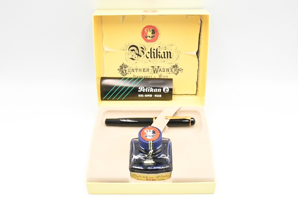 Pelikan ペリカン M150/481 F ブラック 吸入式 万年筆 箱 20785893