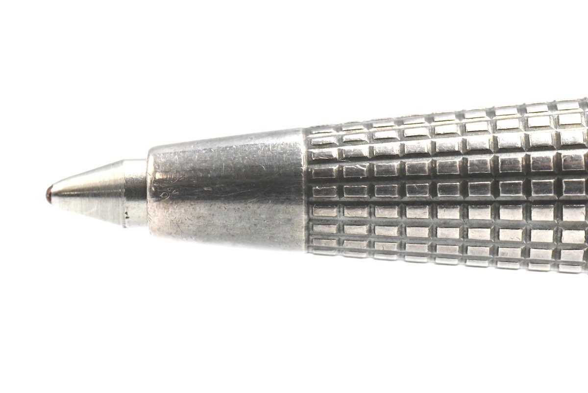 PARKER パーカー STERLING スターリング CAP＆BARREL 格子 ノック式 ボールペン 20760706の画像5