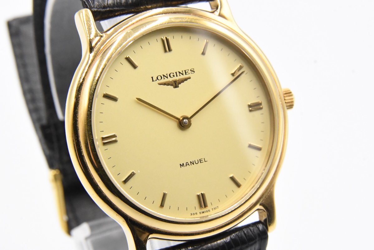 Longines ロンジン MANUEL 7317 手巻き 腕時計 ゴールド 20775223_画像3