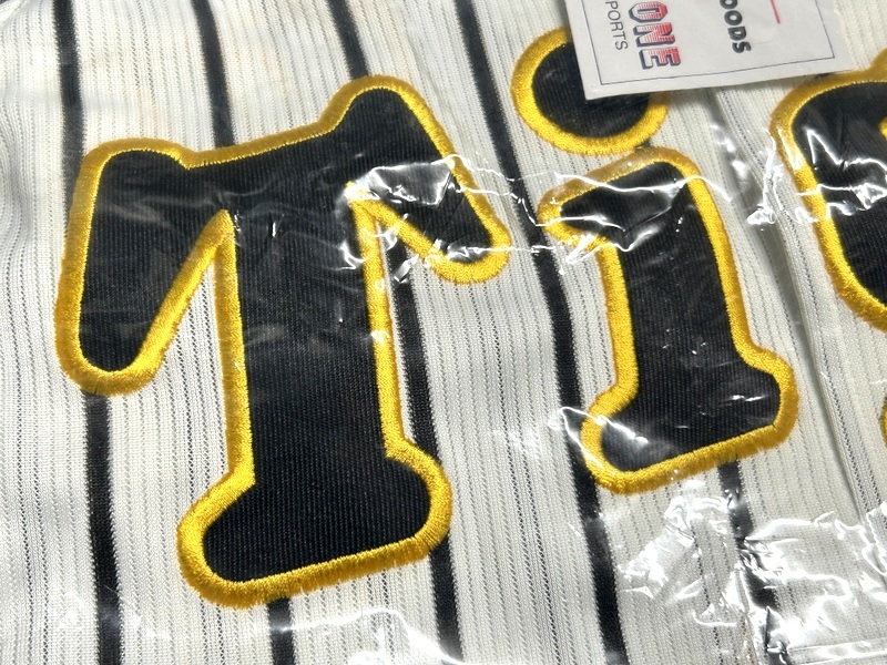 未開封未使用品 WORLD SPORTS GOODS HANSHIN Tigers 阪神タイガース #6 金本知憲 応援/レプリカ ユニフォーム LLサイズ 刺繍タイプの画像4